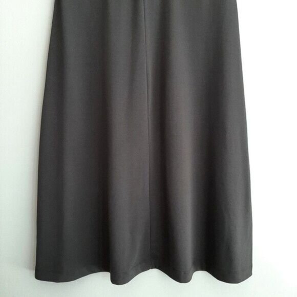 EDDIE BAUER Sleeveless Babydoll Midi Dress Black Sz S - Picture 8 of 10